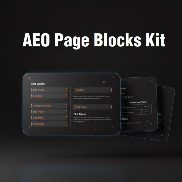 AEO Page Blocks Kit